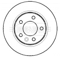 BORG & BECK Тормозной диск BBD4387